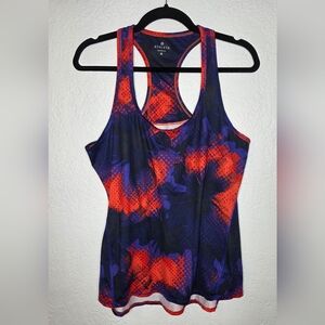 Athleta Women's Chi Tank Electro Vibrant Cobalt Size Medium Workout Tank Top